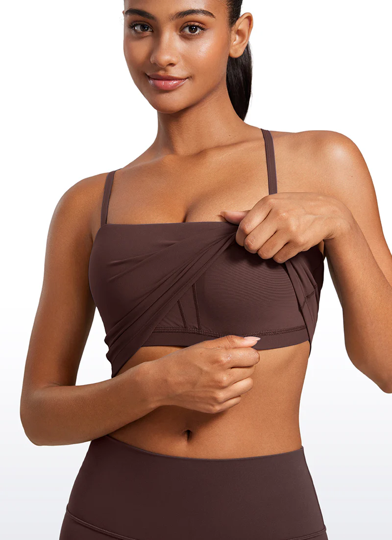 Butterluxe Built in Bra Adjustable Strap Tank - Image 32