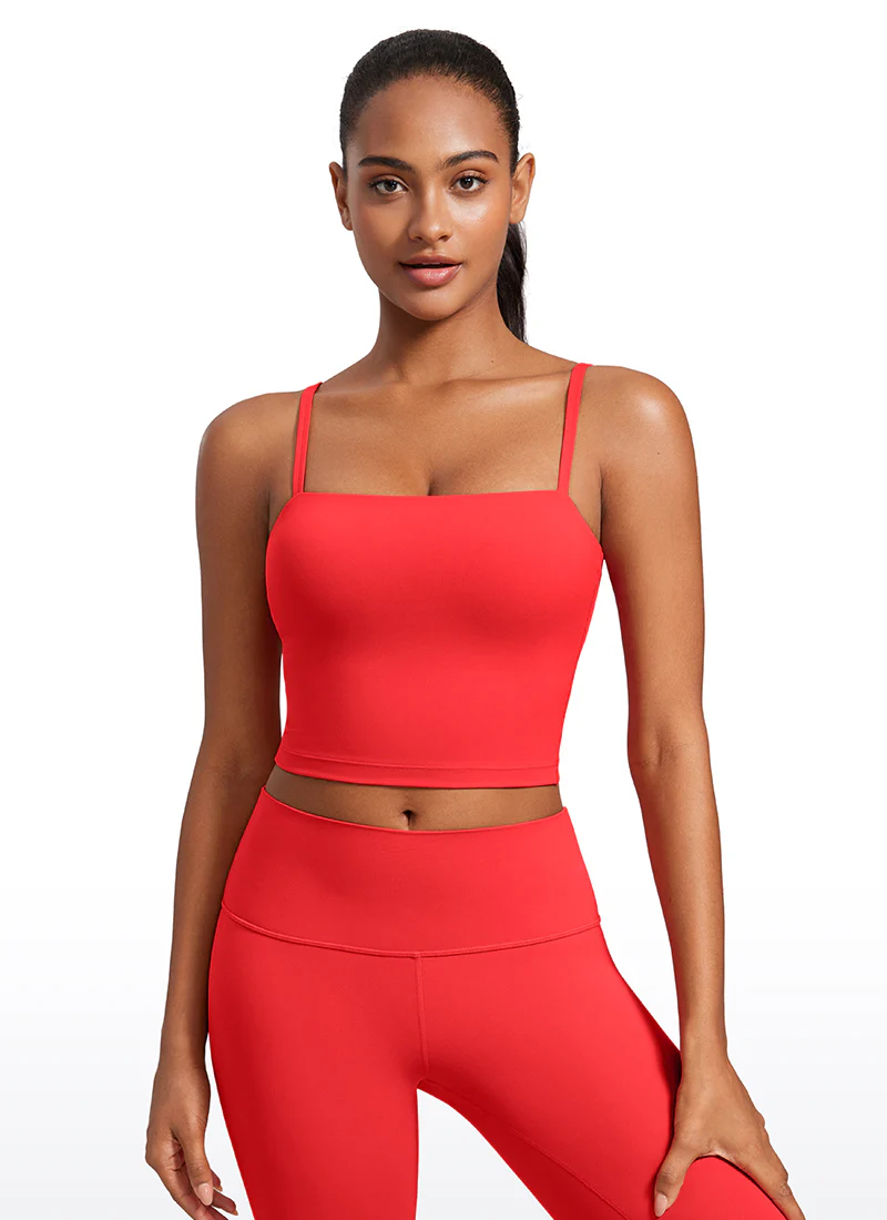 Butterluxe Built in Bra Adjustable Strap Tank - Image 34