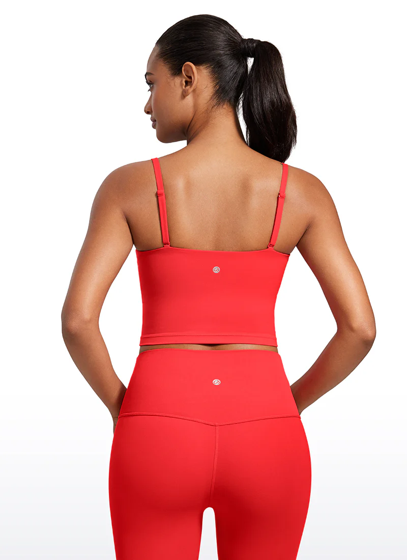 Butterluxe Built in Bra Adjustable Strap Tank - Image 35