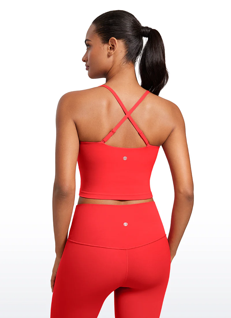 Butterluxe Built in Bra Adjustable Strap Tank - Image 37