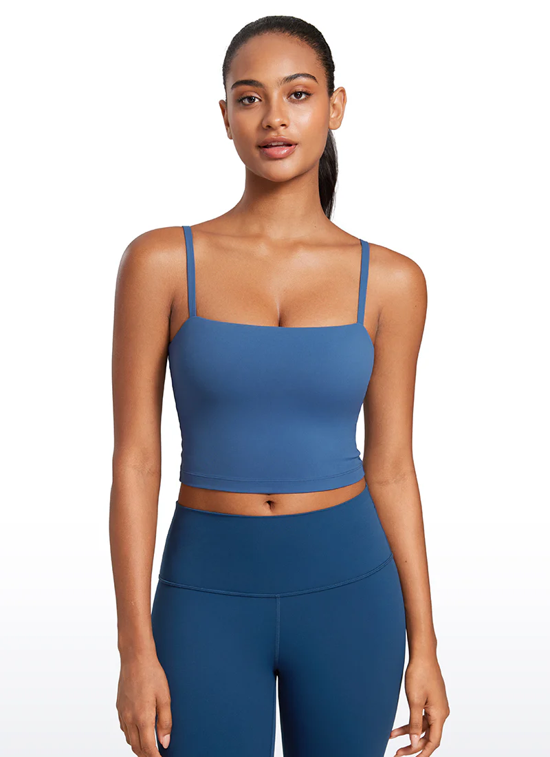 Butterluxe Built in Bra Adjustable Strap Tank - Image 40
