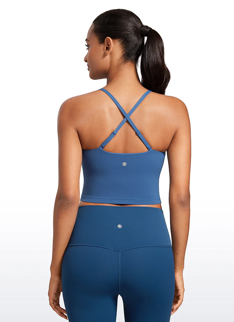 Butterluxe Built in Bra Adjustable Strap Tank - Image 43