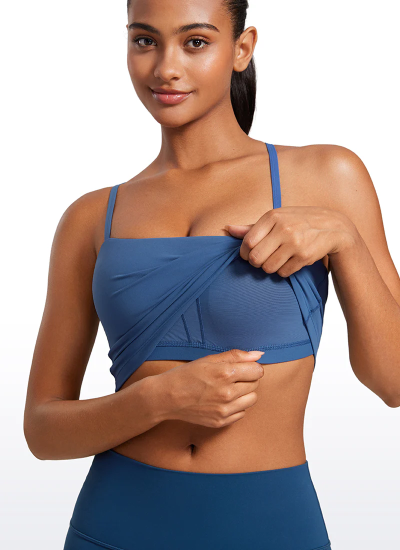 Butterluxe Built in Bra Adjustable Strap Tank - Image 44