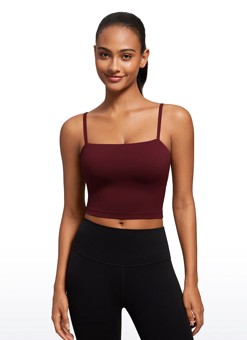 Butterluxe Built in Bra Adjustable Strap Tank - Image 45