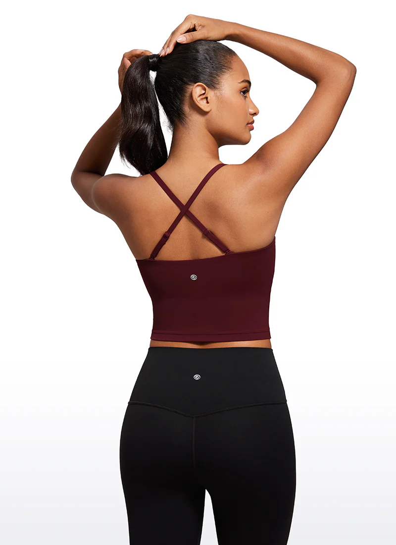 Butterluxe Built in Bra Adjustable Strap Tank - Image 48