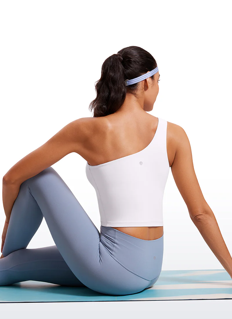 Butterluxe Built in Bra One Shoulder Tank - Image 12