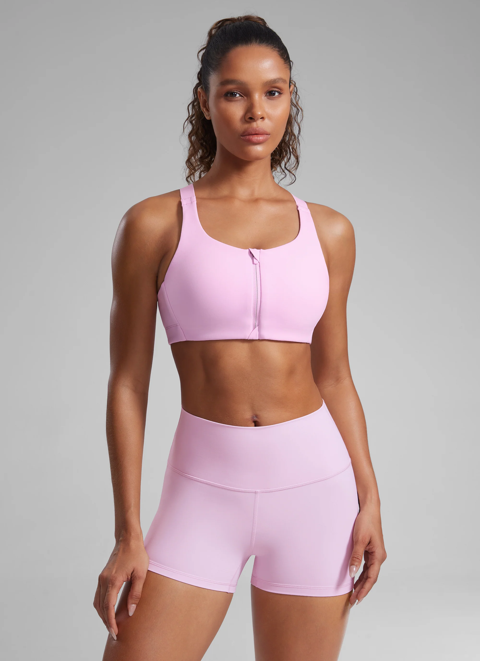 Zip Front High Impact Sports Bra - Image 9
