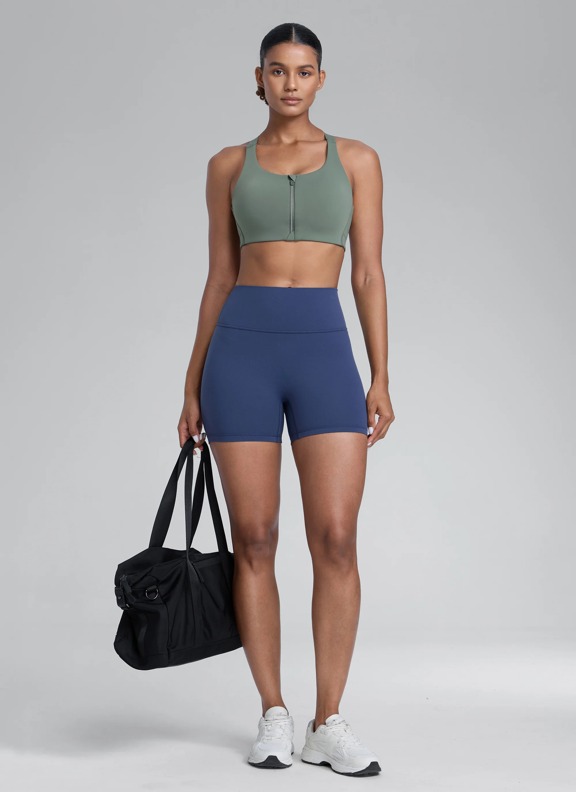 Zip Front High Impact Sports Bra - Image 9
