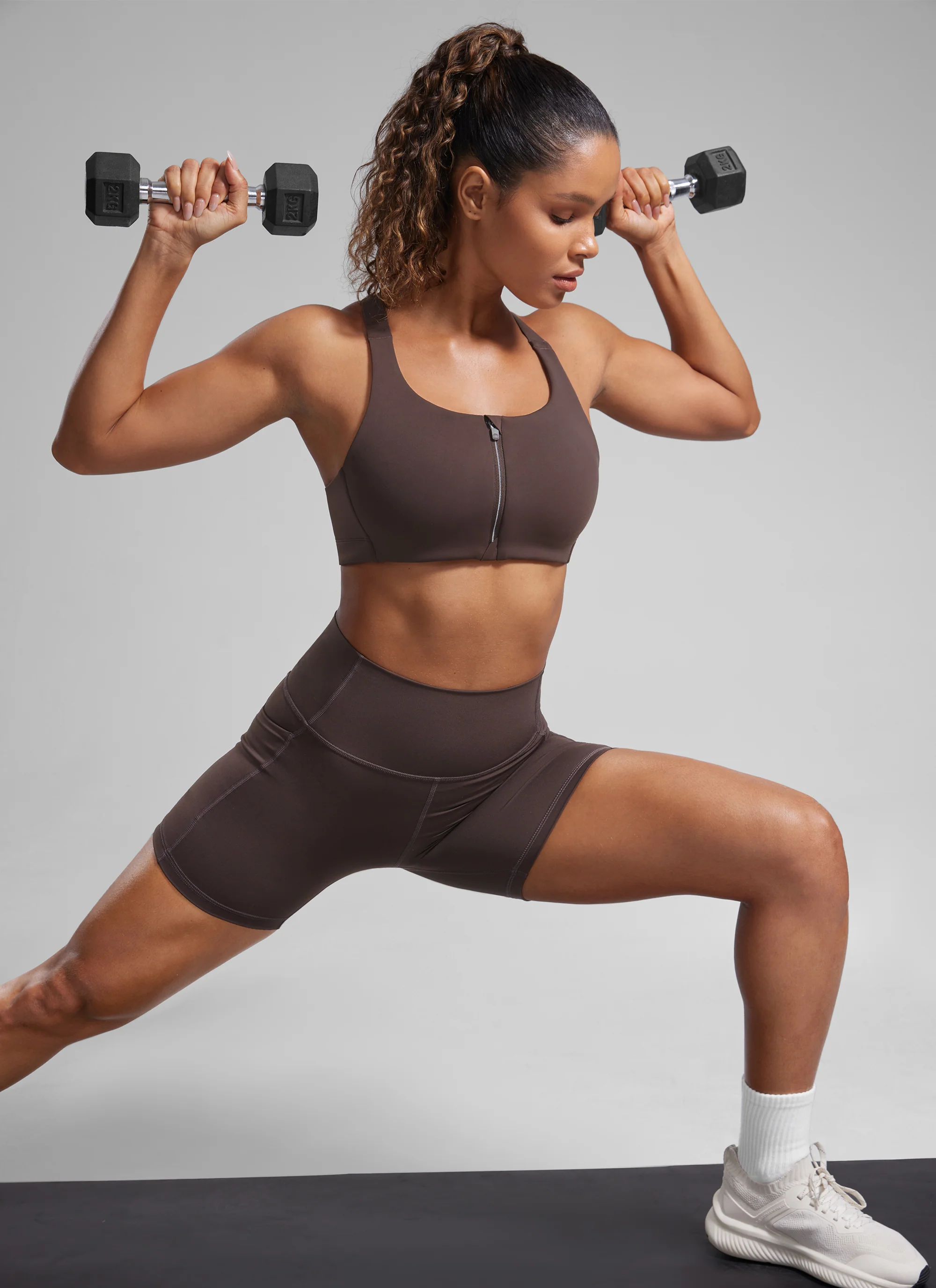 Zip Front High Impact Sports Bra - Image 8