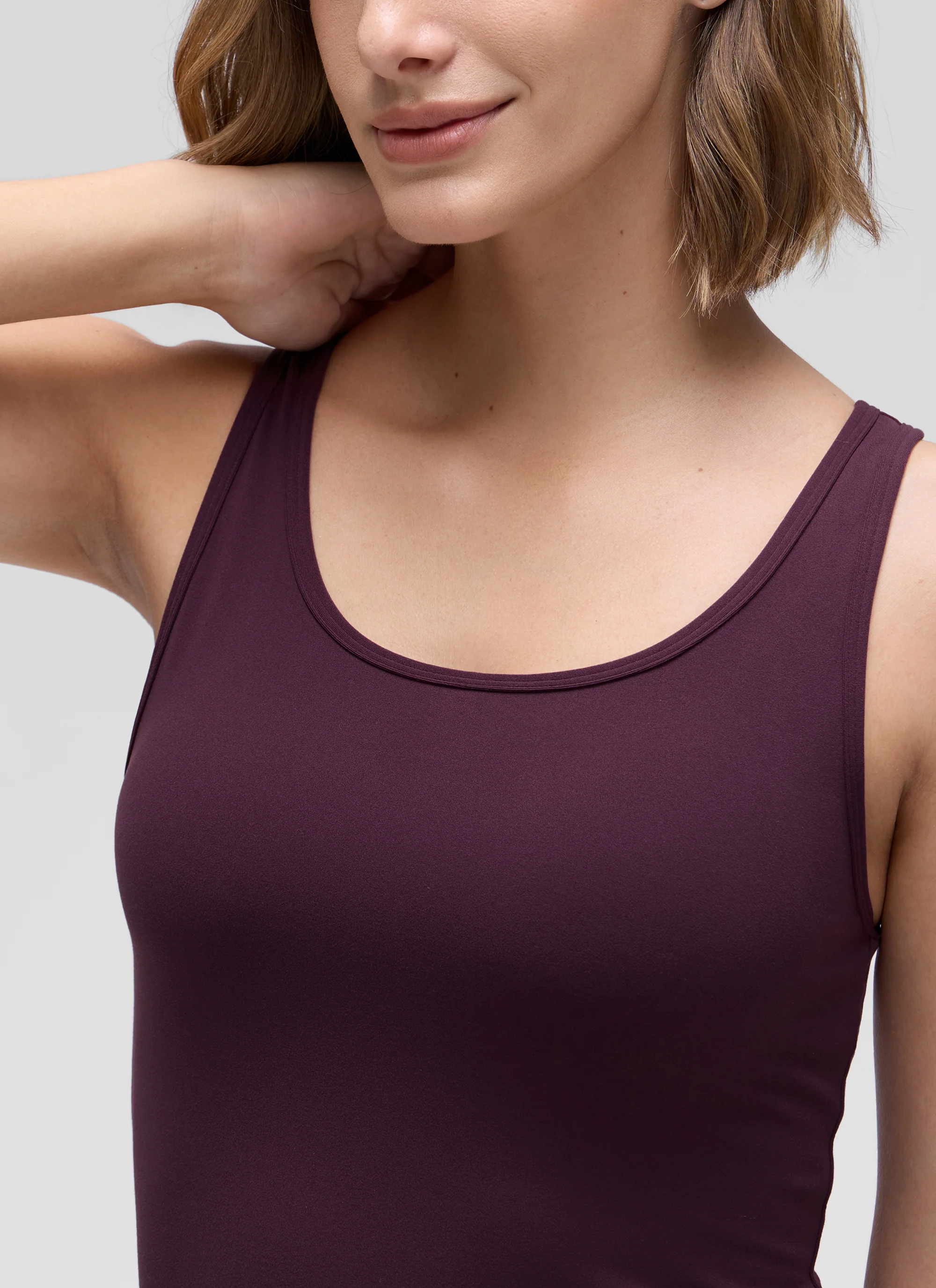 Butterluxe Double Lined Scoop Neck Tank - Image 4
