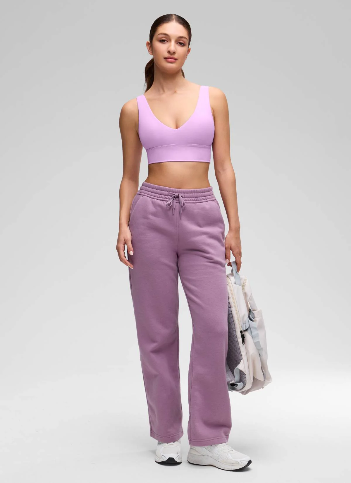 Butterluxe Deep V Neck Longline Sports Bra - Image 15