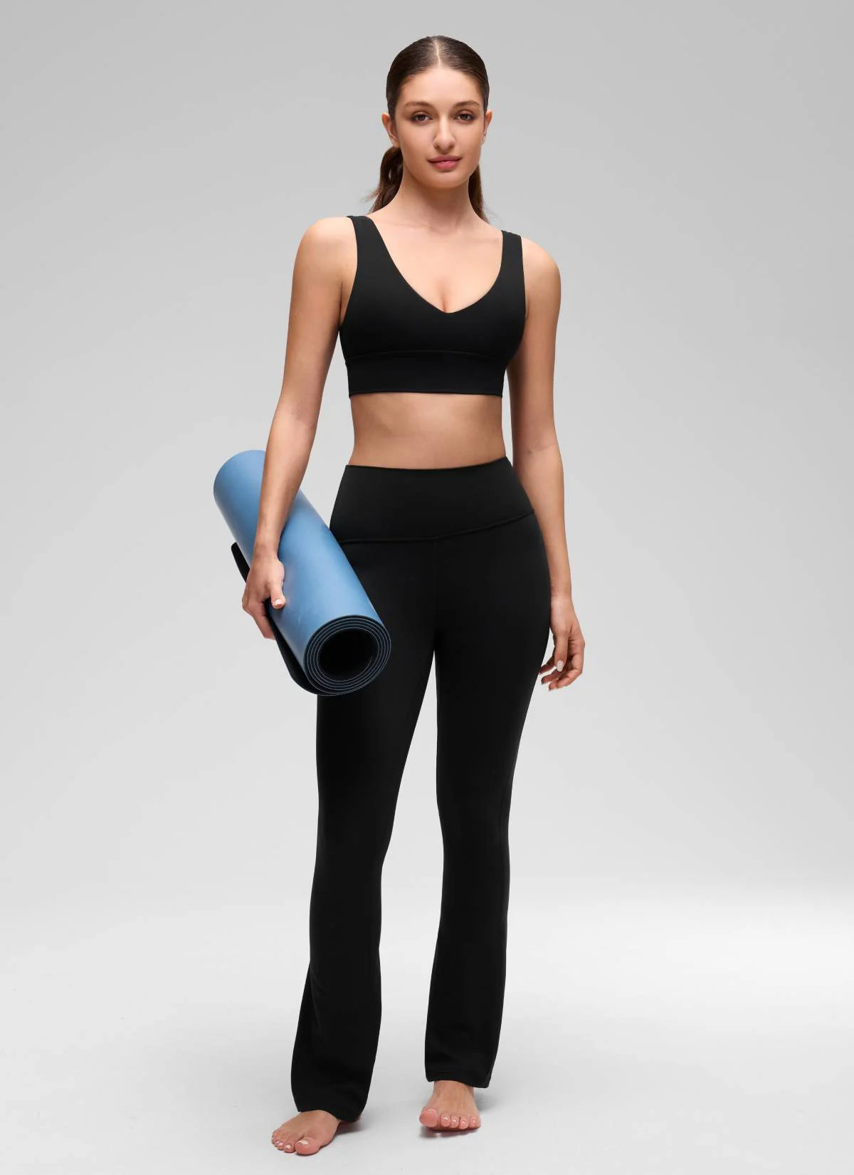 Butterluxe Deep V Neck Longline Sports Bra - Image 20