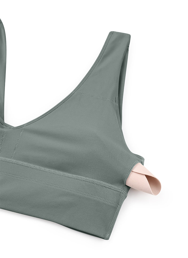 Butterluxe Deep V Neck Longline Sports Bra - Image 27