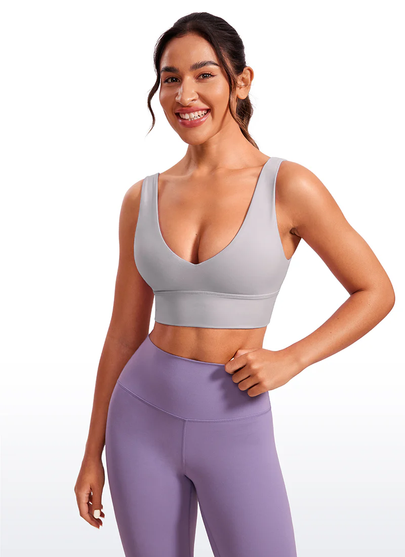 Butterluxe Deep V Neck Longline Sports Bra - Image 28