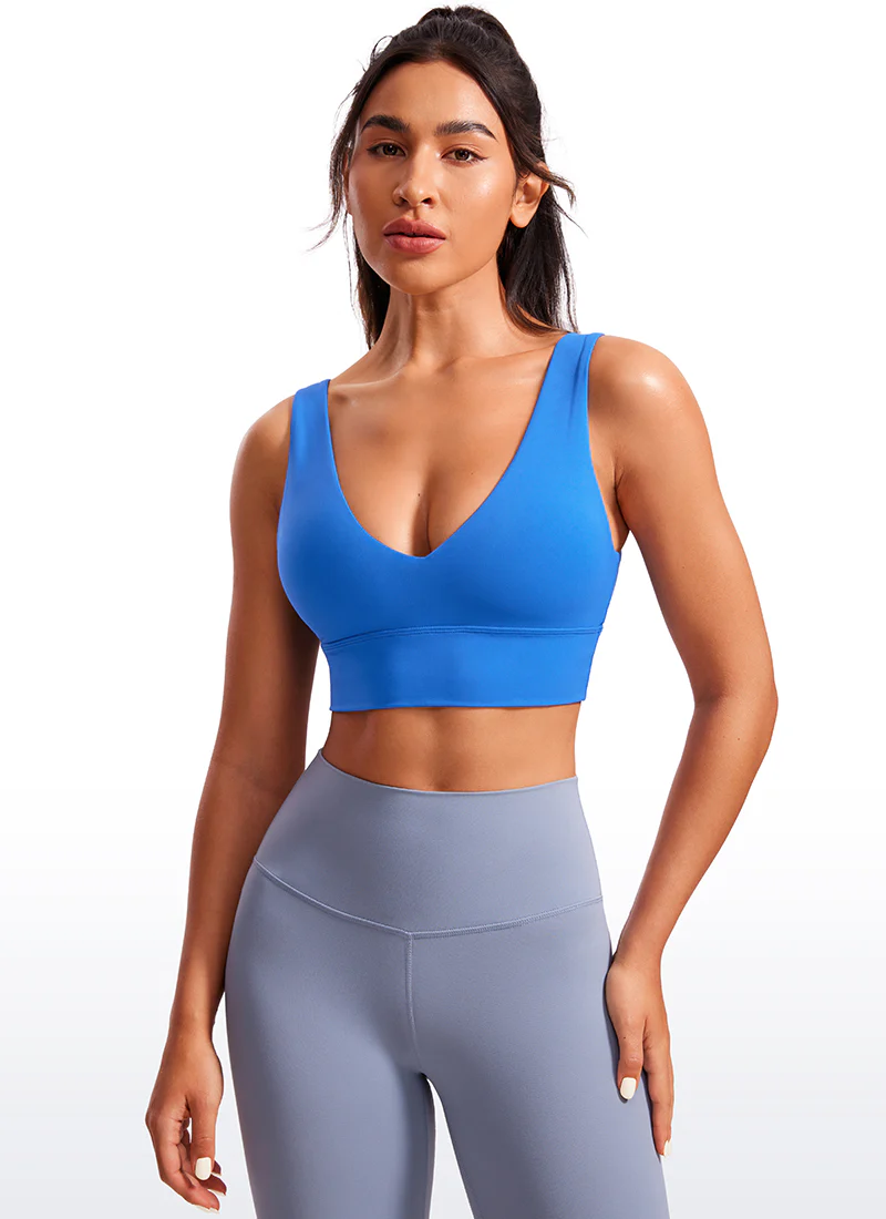 Butterluxe Deep V Neck Longline Sports Bra - Image 33