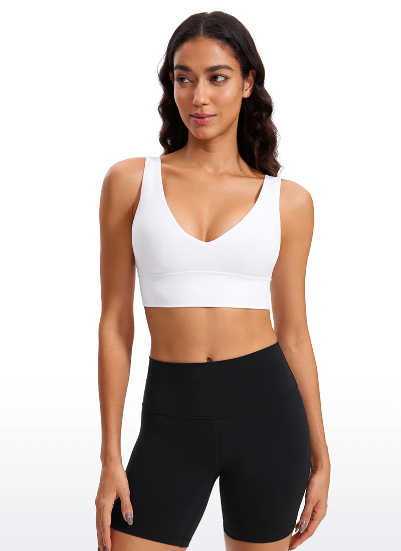 Butterluxe Deep V Neck Longline Sports Bra - Image 48