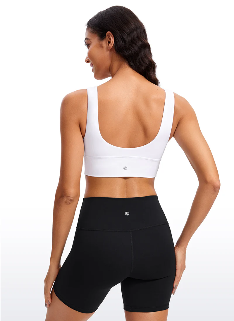 Butterluxe Deep V Neck Longline Sports Bra - Image 49