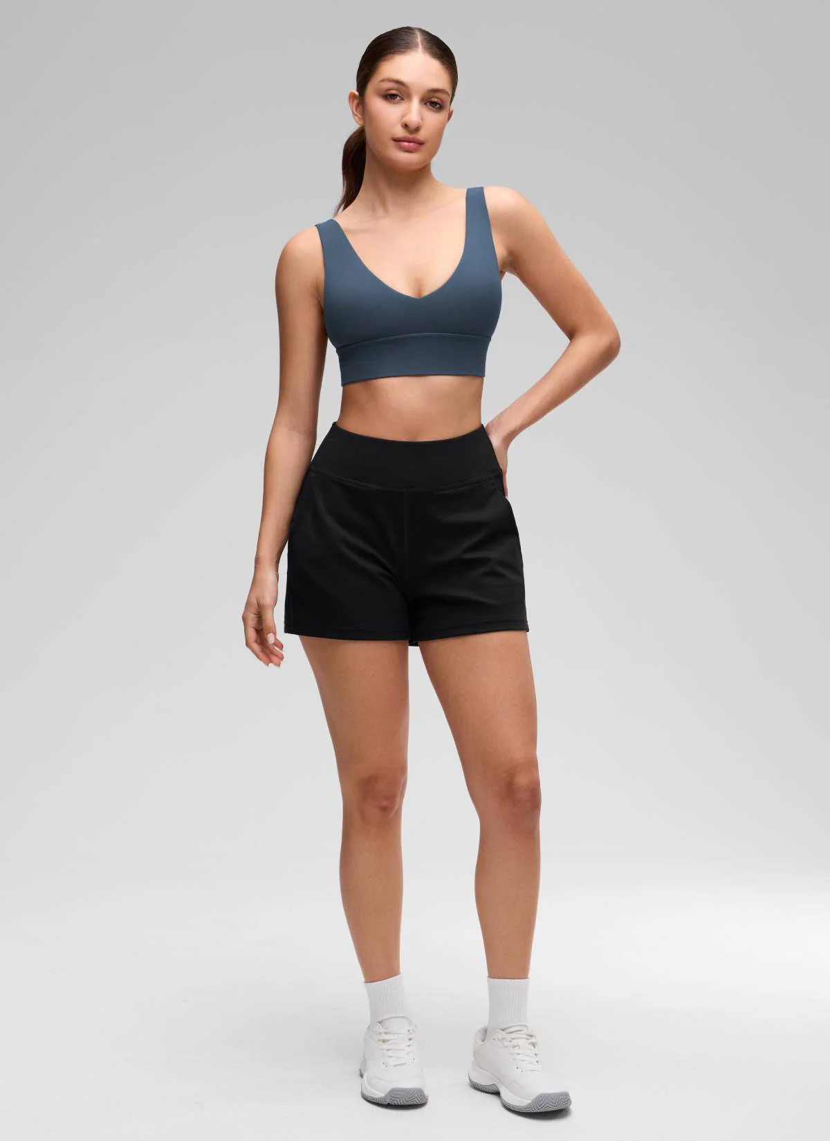 Butterluxe Deep V Neck Longline Sports Bra - Image 9