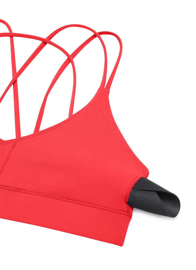 Butterluxe V Neck Strappy Back Bra - Image 15