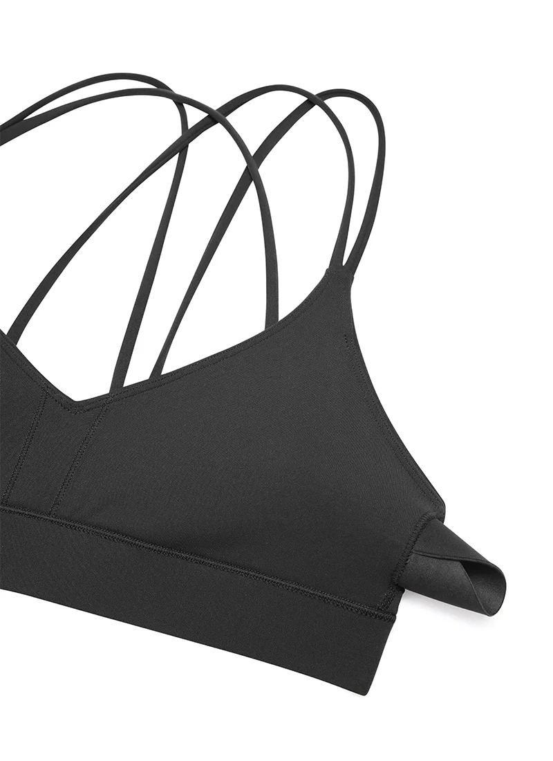 Butterluxe V Neck Strappy Back Bra - Image 5