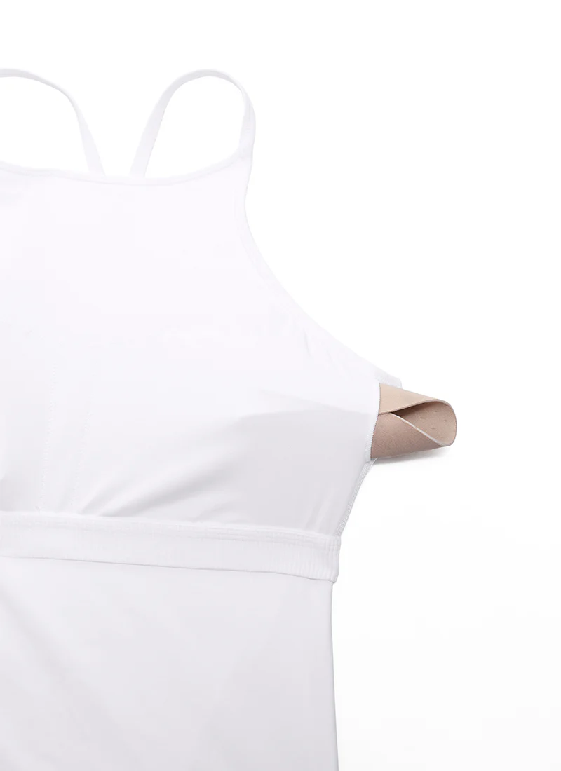 Butterluxe Built in Bra Halter Y Back Tank - Image 16