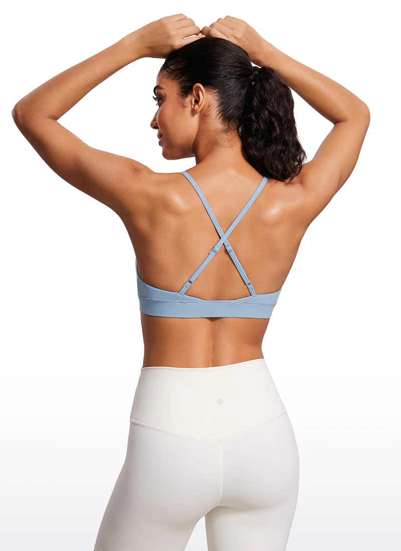 Nakedfeel Double Lined Triangle Strappy Sports Bra - Image 2