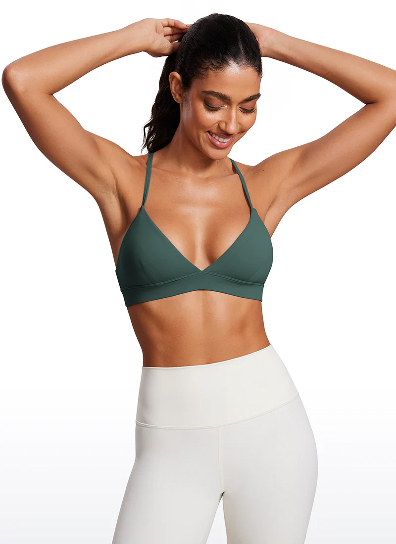 Nakedfeel Double Lined Triangle Strappy Sports Bra - Image 6