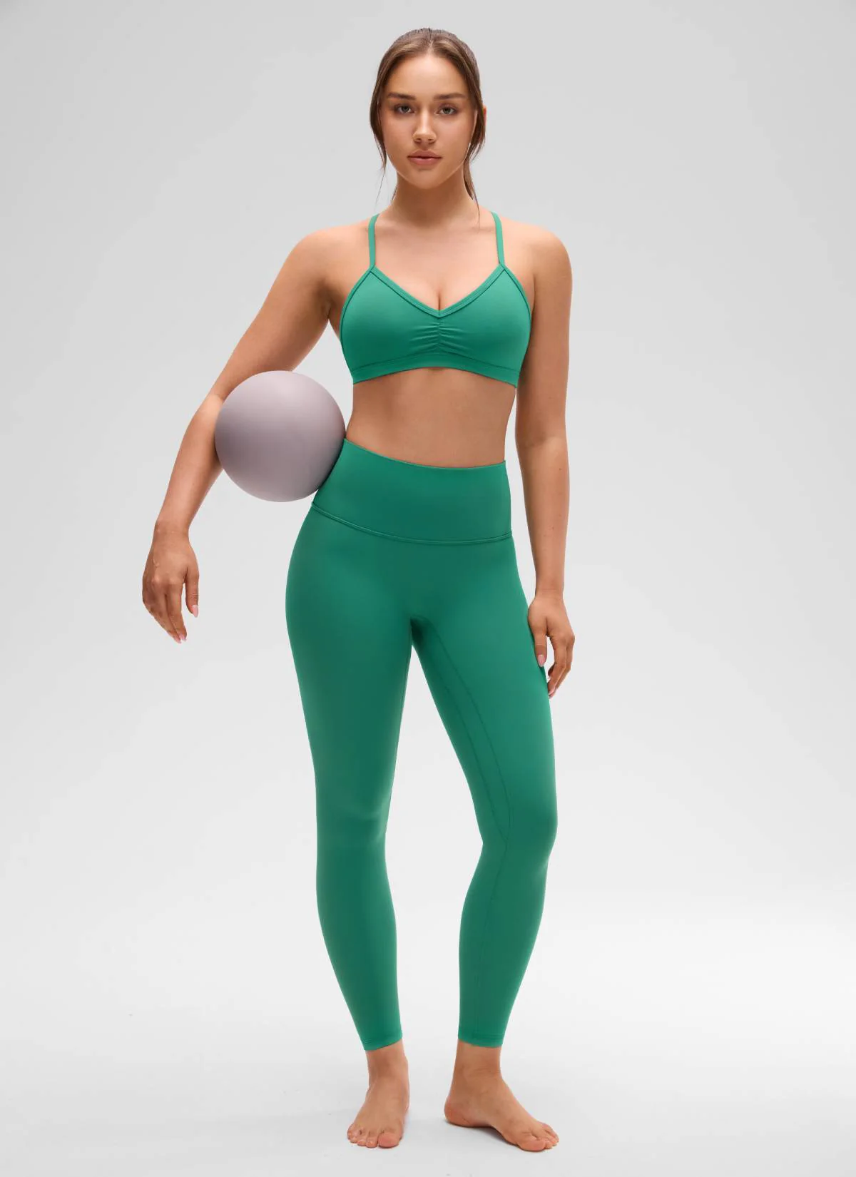 Butterluxe Sports Ruched V Neck Bra - Image 40