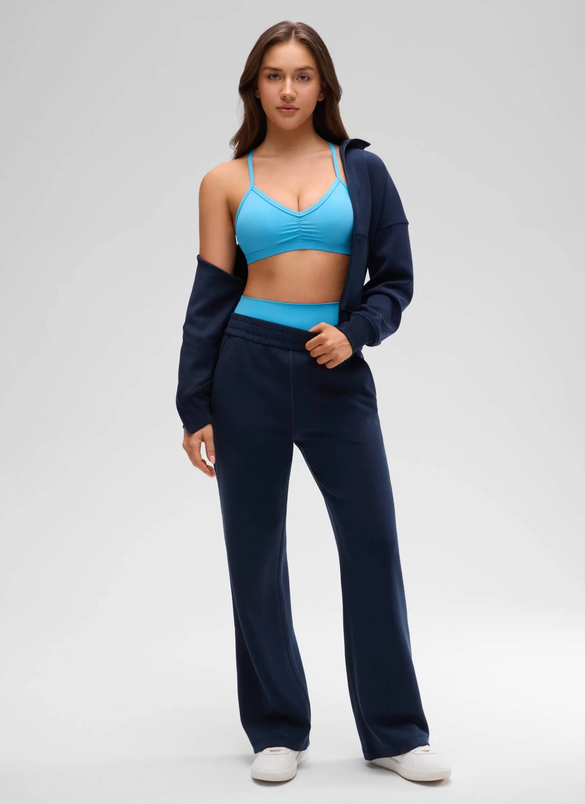 Butterluxe Sports Ruched V Neck Bra - Image 44