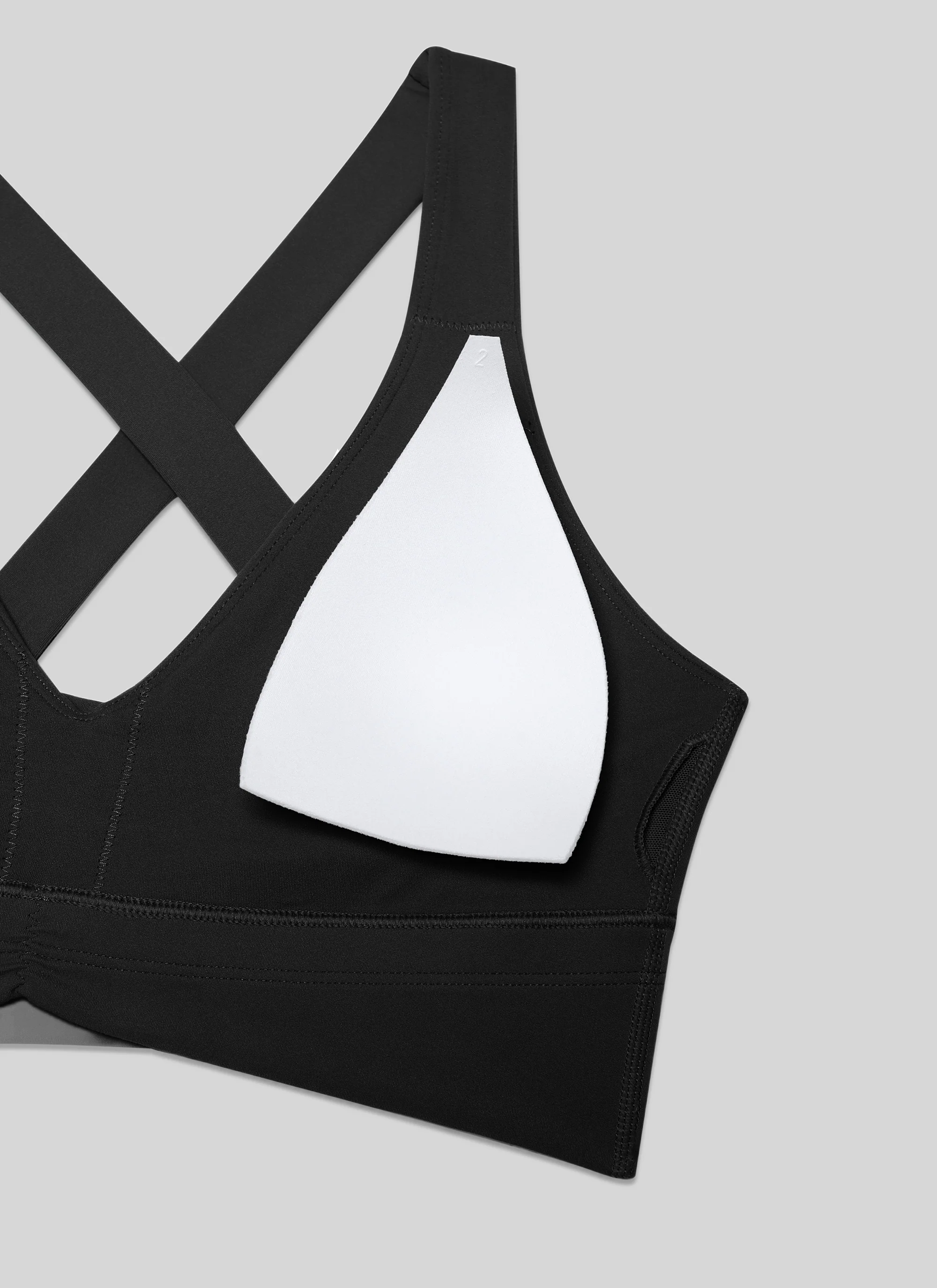 Butterluxe V Neck Ruched Longline Bras - Image 14