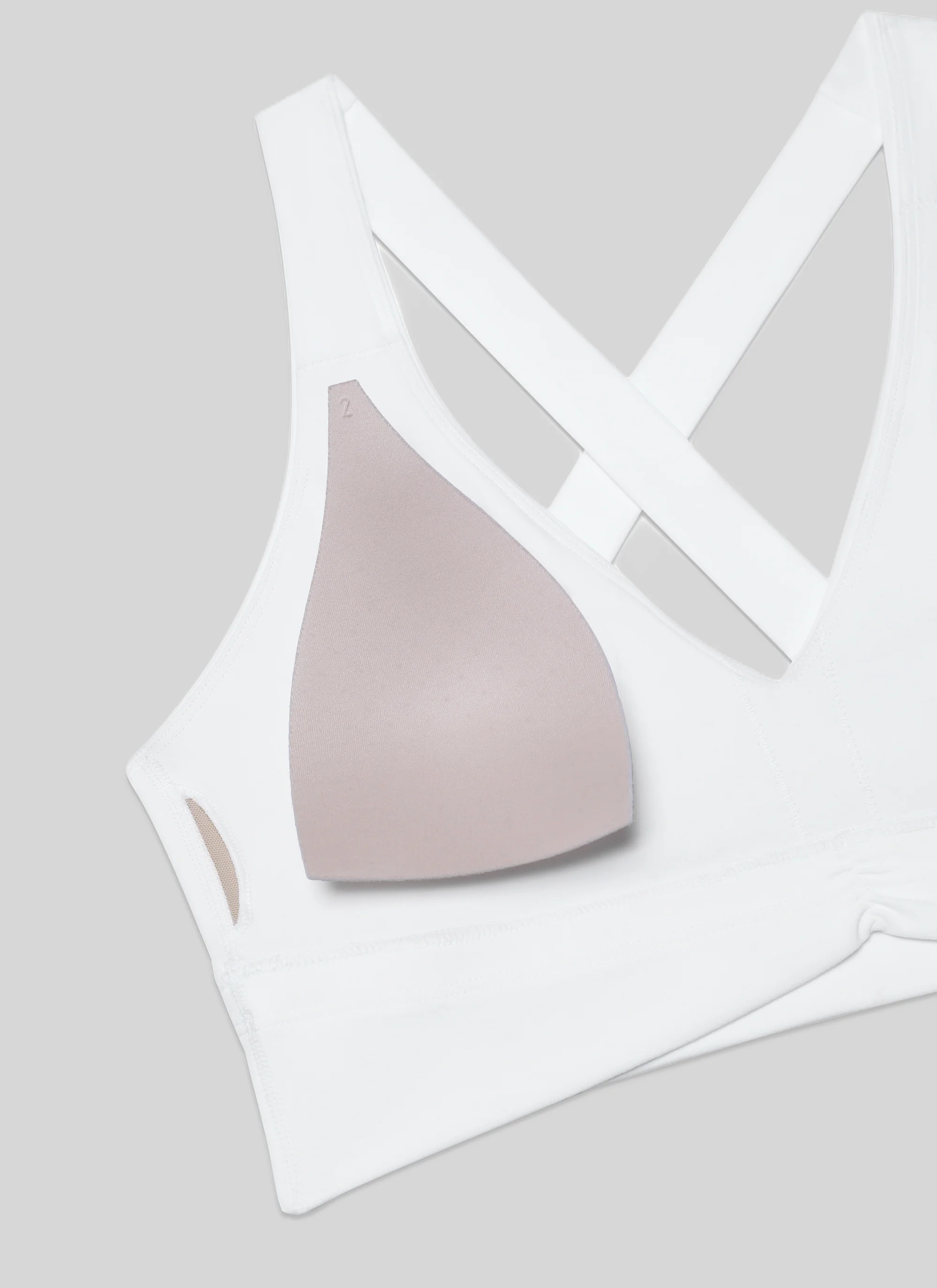 Butterluxe V Neck Ruched Longline Bras - Image 19