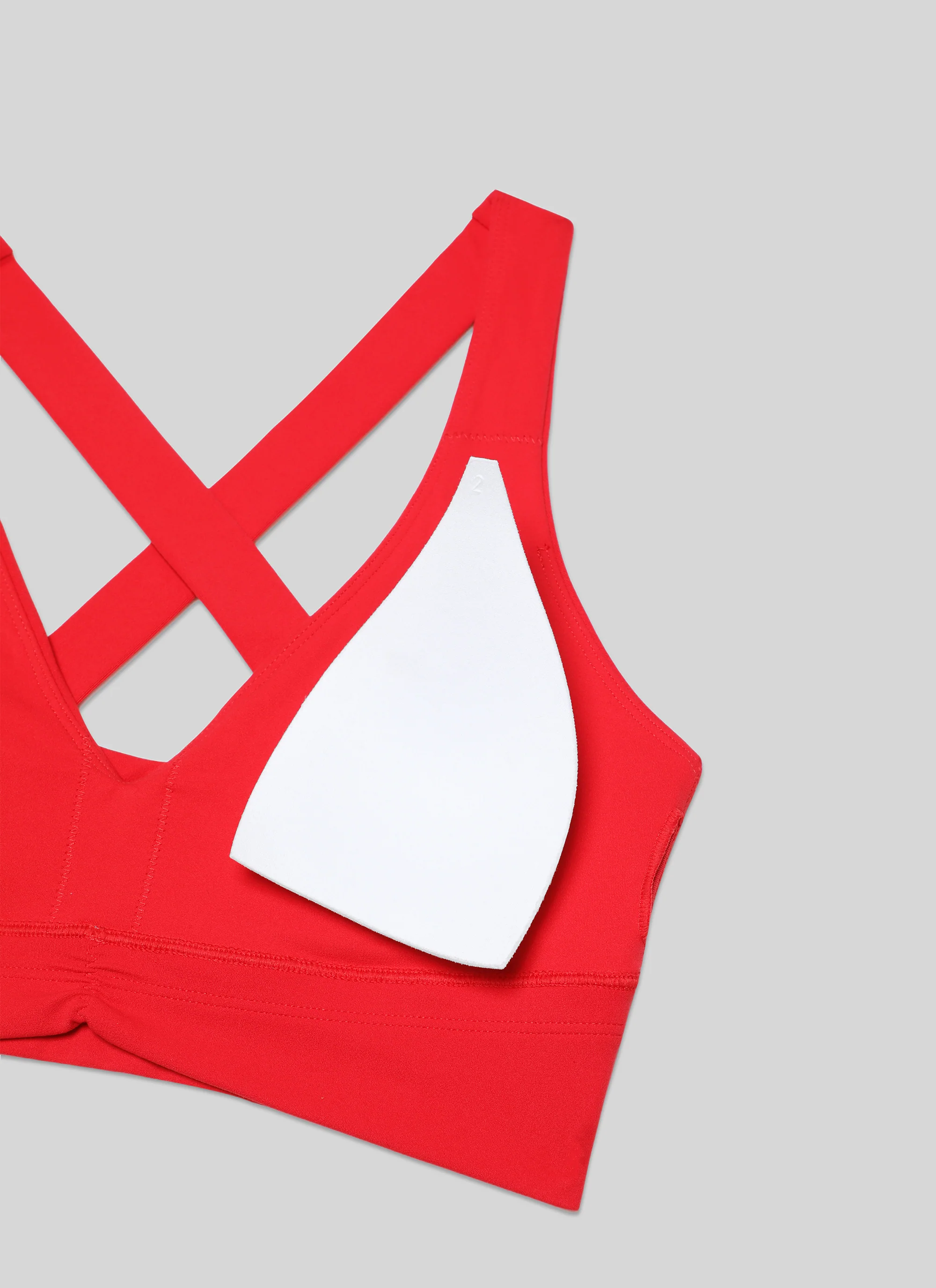 Butterluxe V Neck Ruched Longline Bras - Image 7