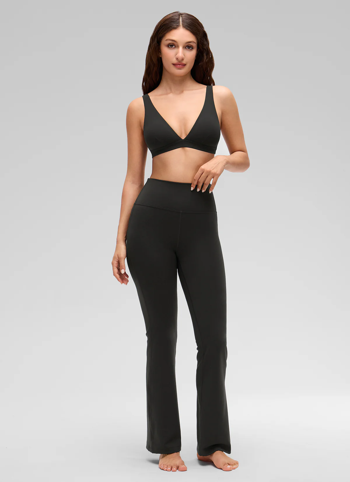 Butterluxe Soft Double Lined V Neck Sports Bra - Image 12
