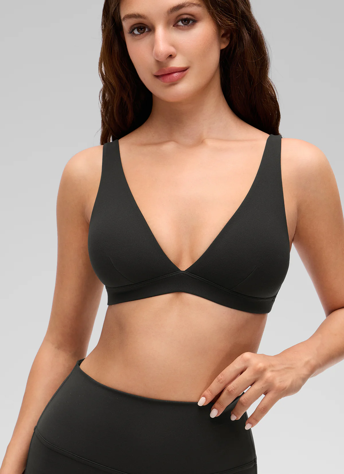 Butterluxe Soft Double Lined V Neck Sports Bra - Image 13