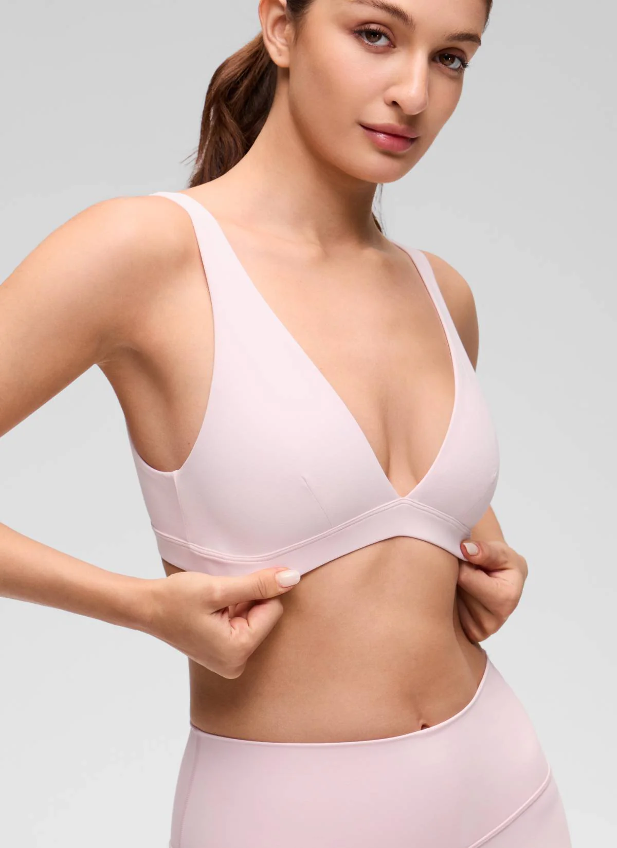 Butterluxe Soft Double Lined V Neck Sports Bra - Image 4