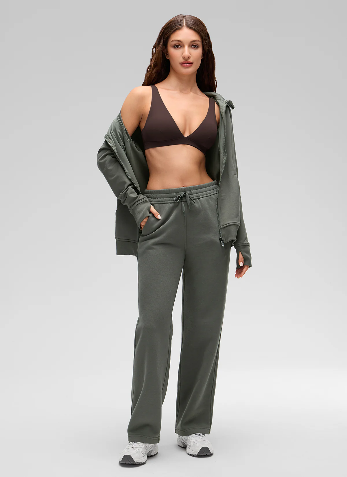 Butterluxe Soft Double Lined V Neck Sports Bra - Image 7