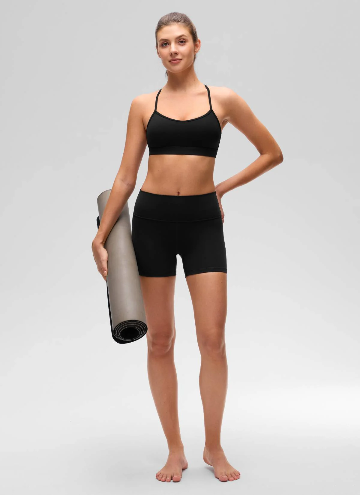 Butterluxe Thin Strap Cross Back Sports Bra - Image 11