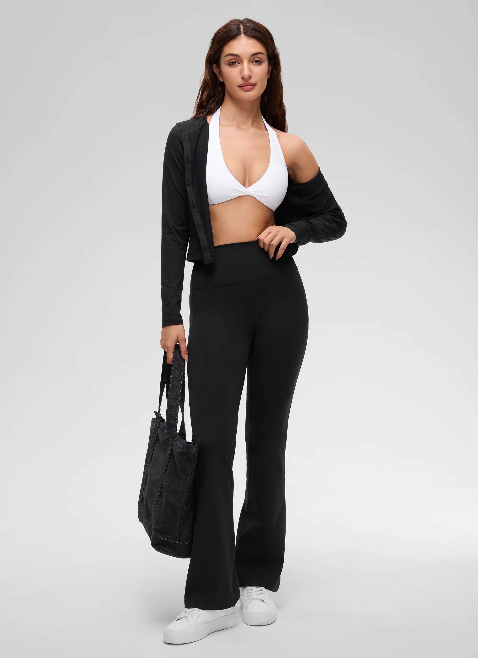 Butterluxe Double Lined Twist Halter Sports Bra - Image 12