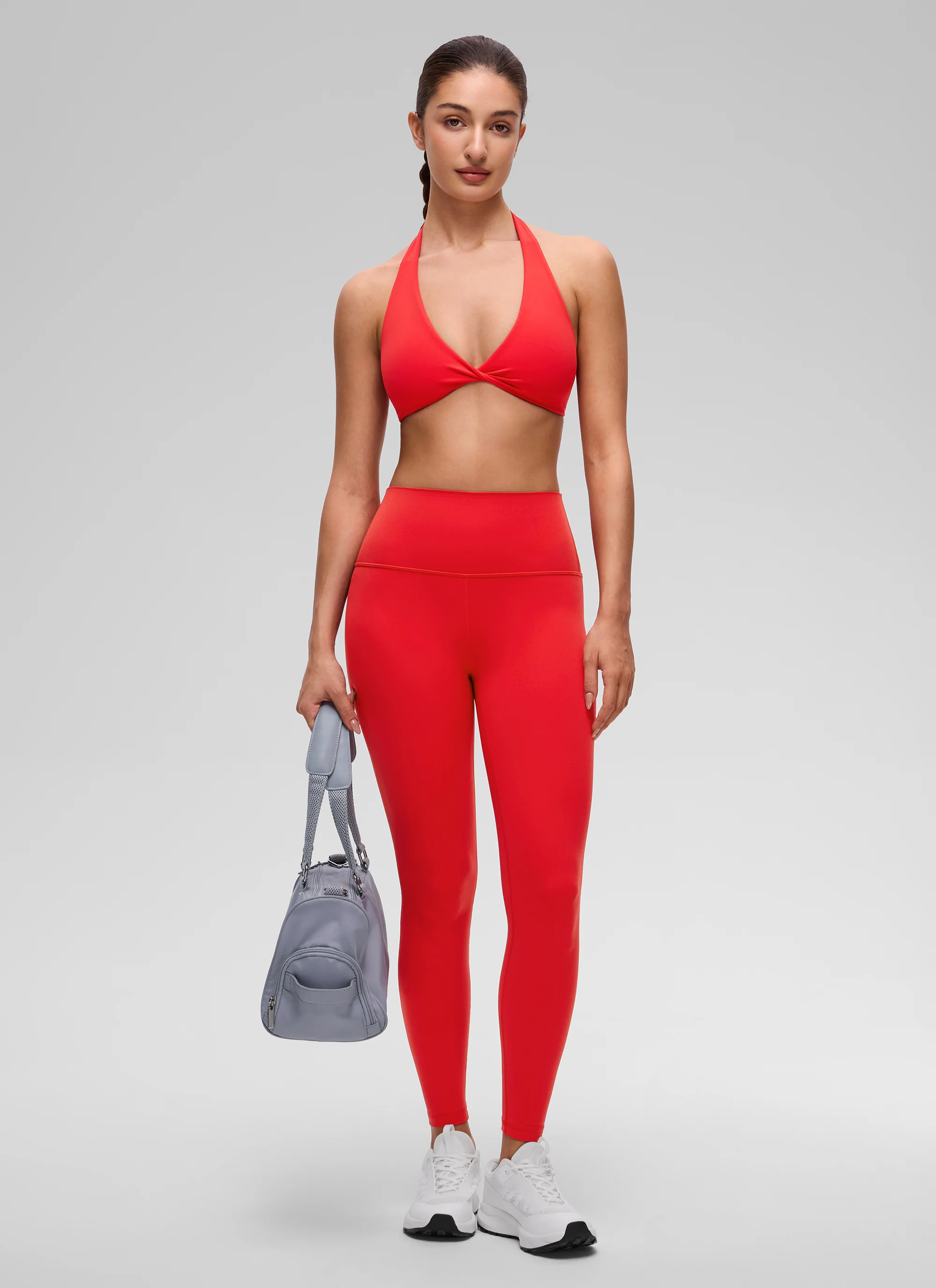 Butterluxe Double Lined Twist Halter Sports Bra - Image 21