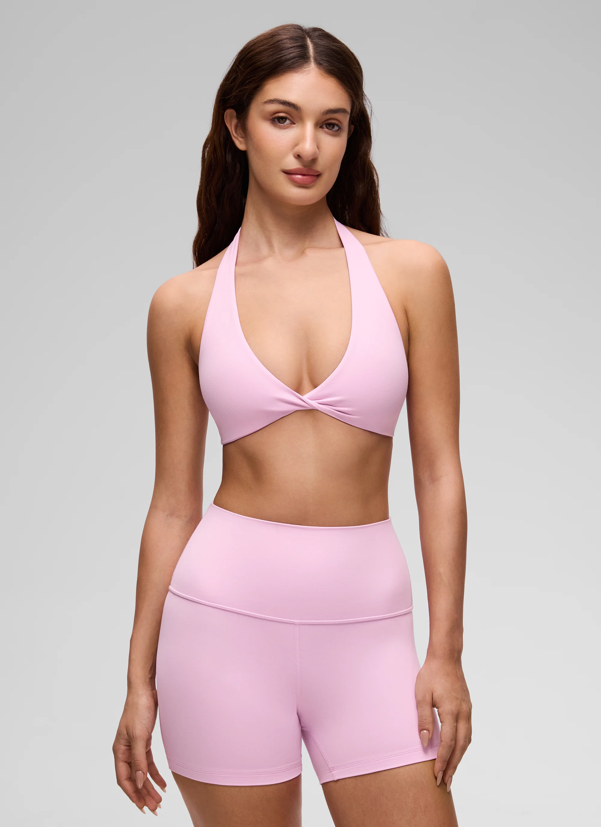 Butterluxe Double Lined Twist Halter Sports Bra - Image 28