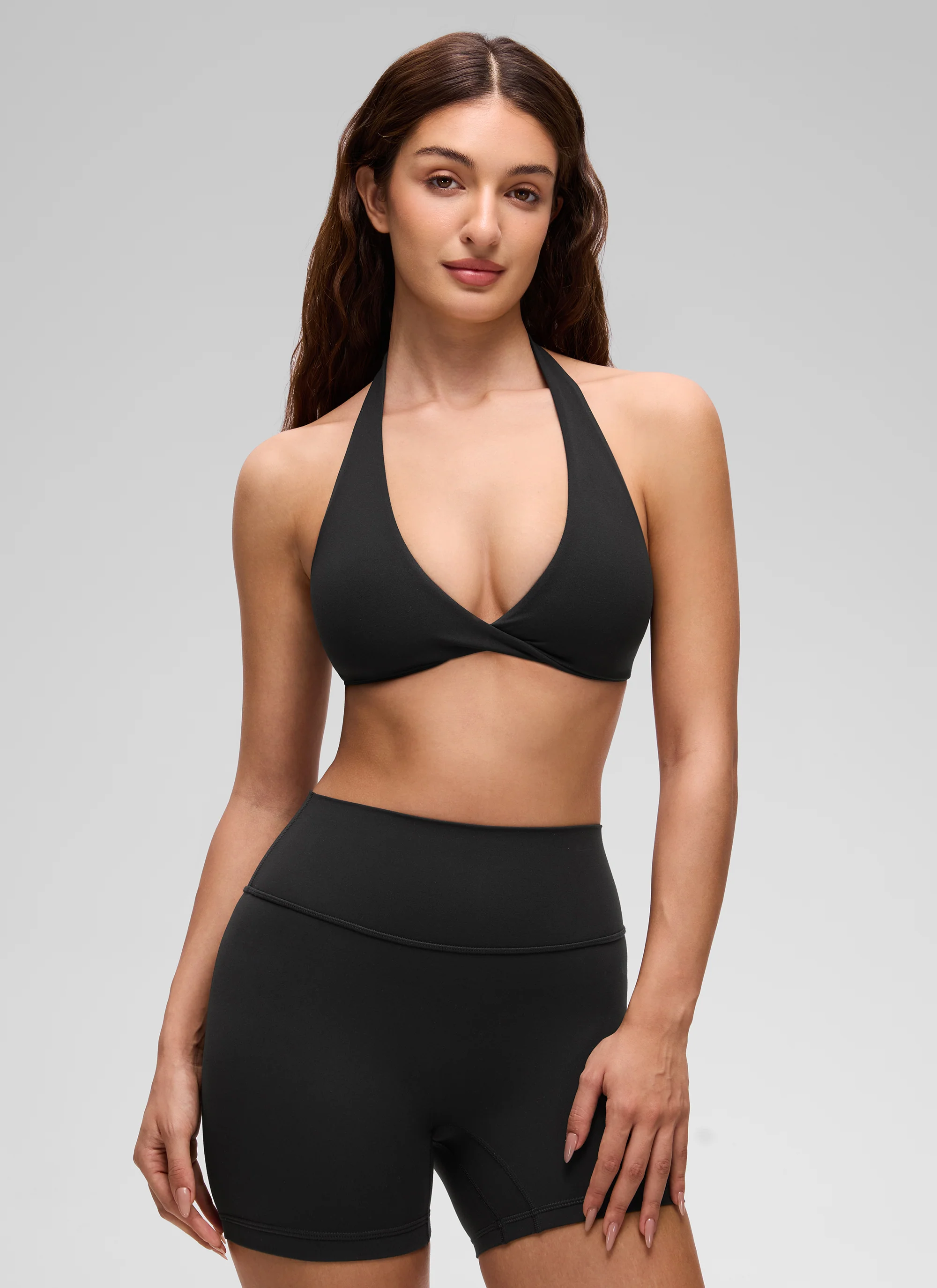 Butterluxe Double Lined Twist Halter Sports Bra - Image 5