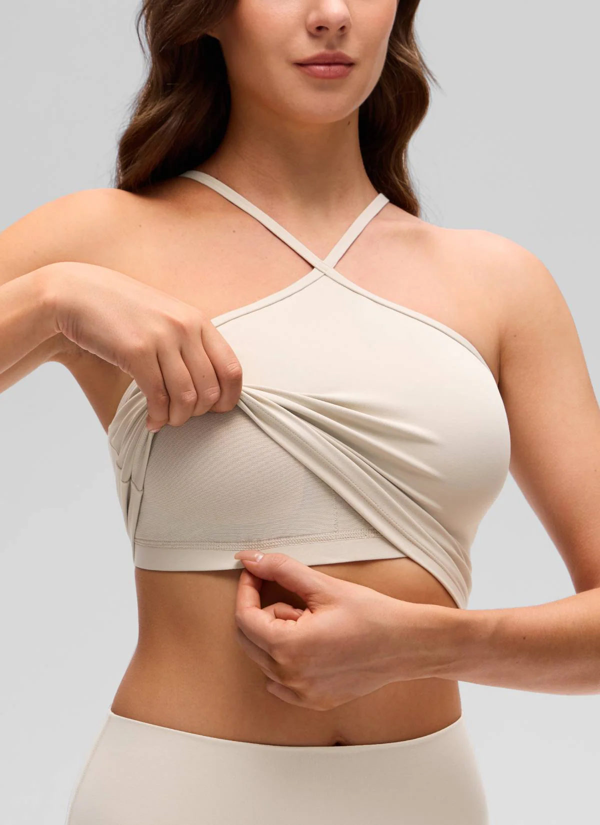 Butterluxe Cross Halter Built in Bra Tank - Image 5