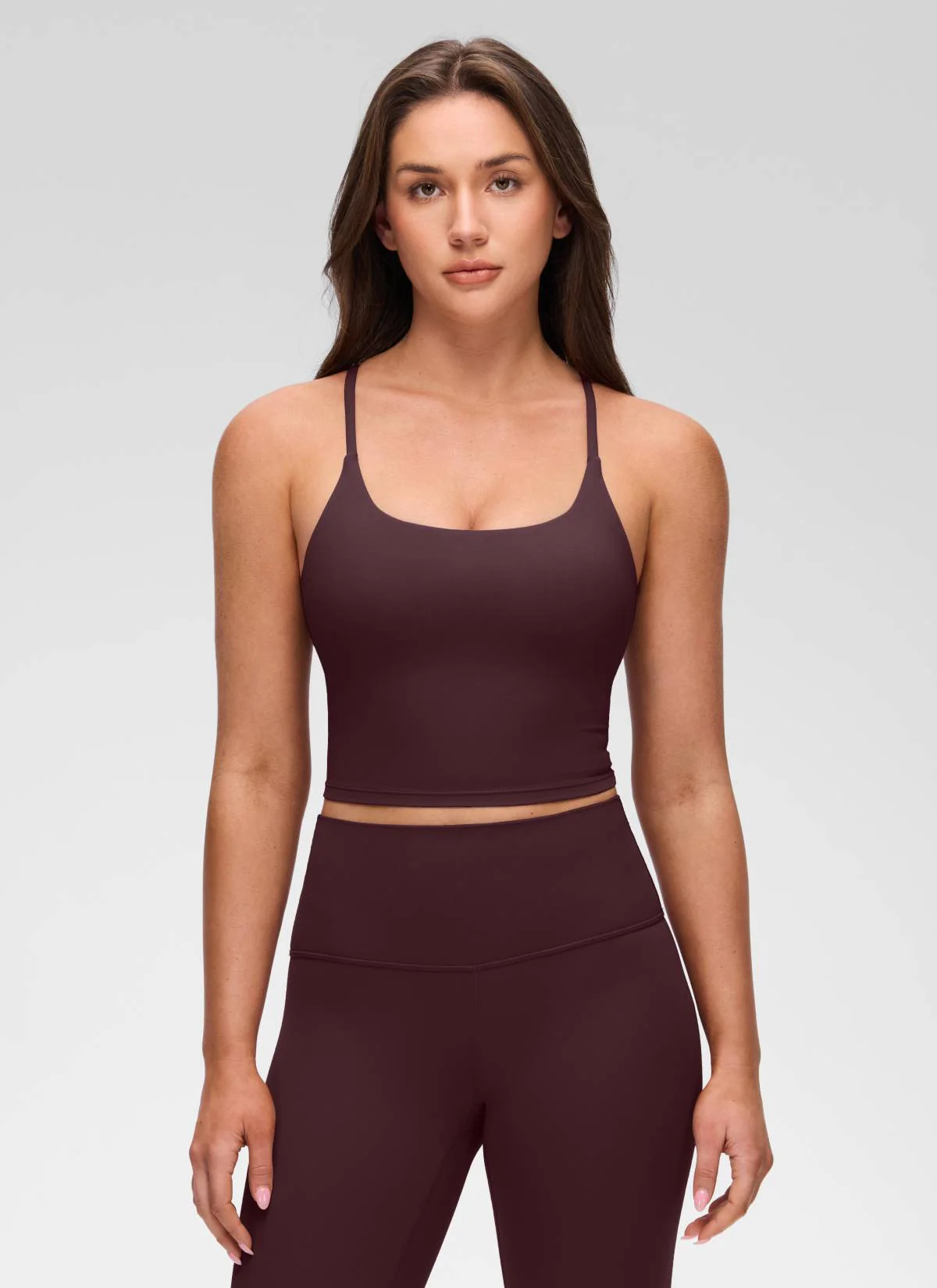 Butterluxe Twist Cross Back Built in Bra Tank - Image 12