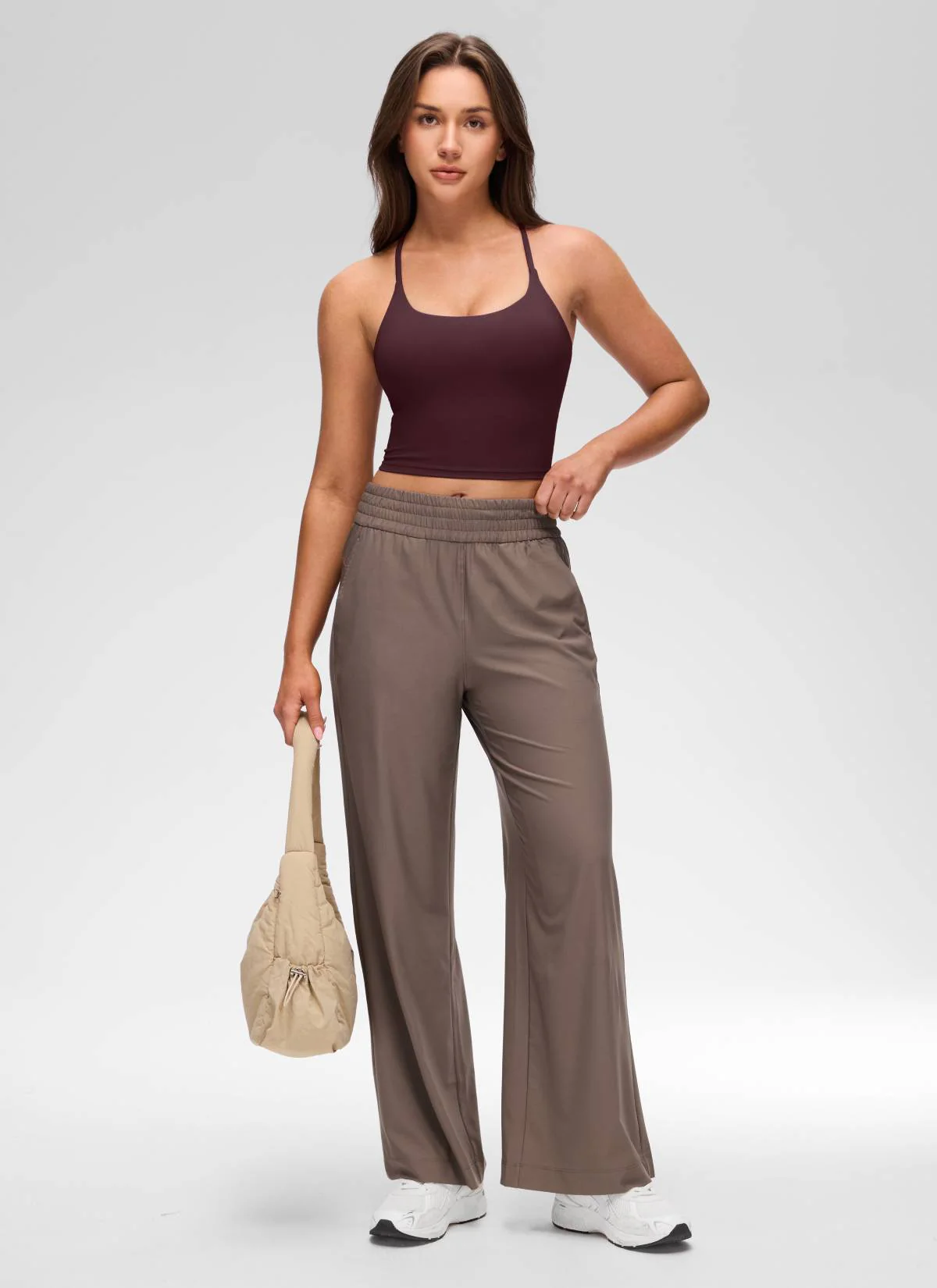 Butterluxe Twist Cross Back Built in Bra Tank - Image 13