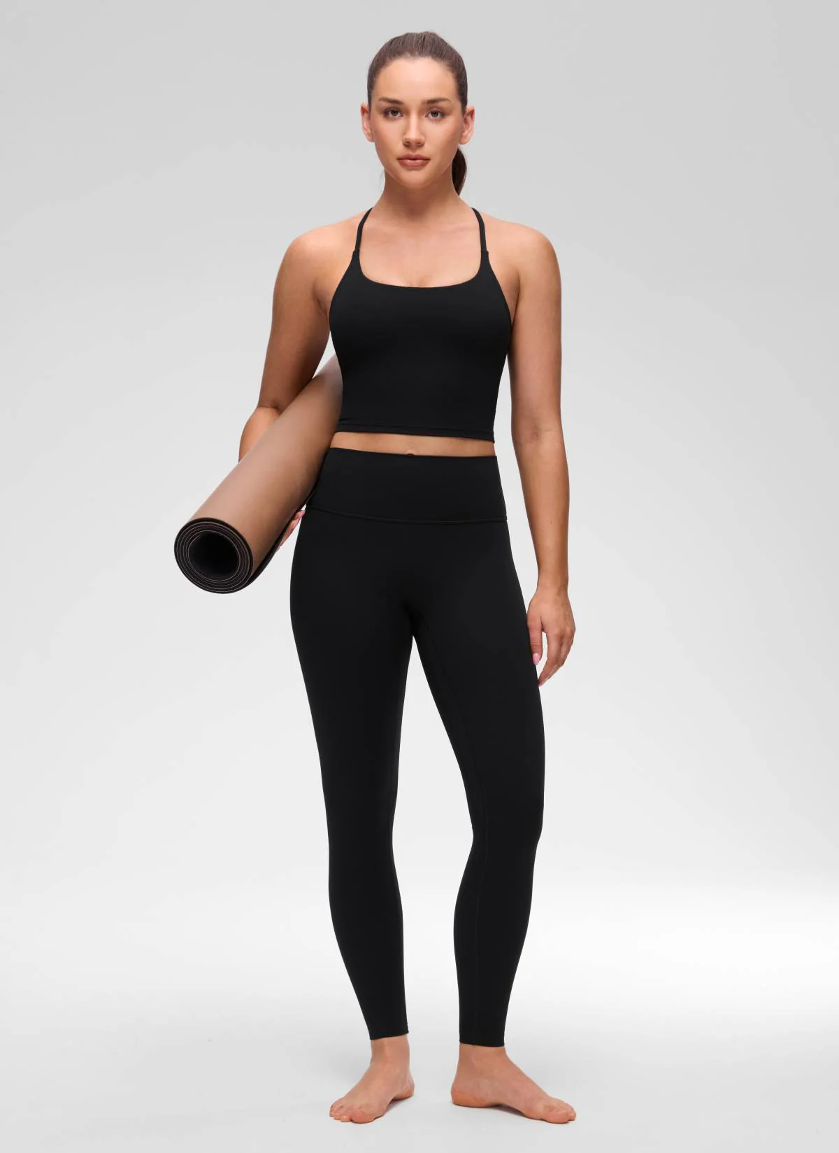 Butterluxe Twist Cross Back Built in Bra Tank - Image 18