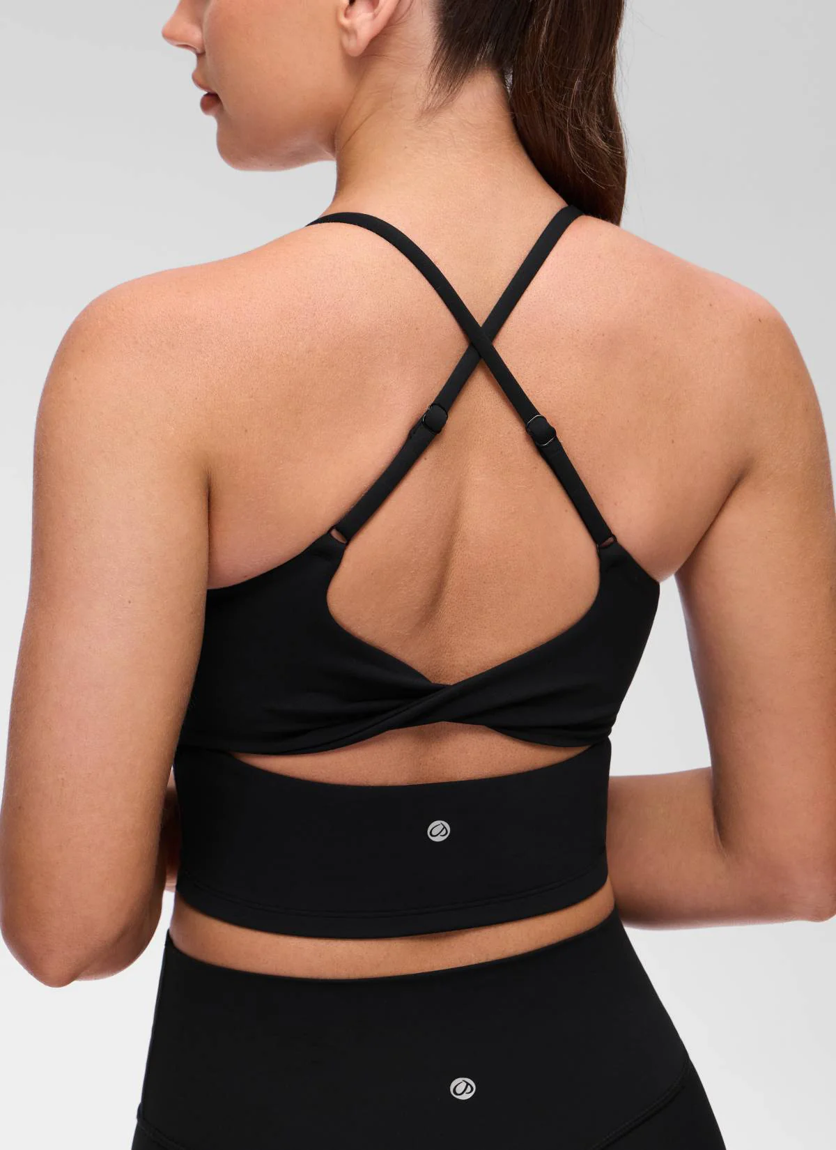 Butterluxe Twist Cross Back Built in Bra Tank - Image 20