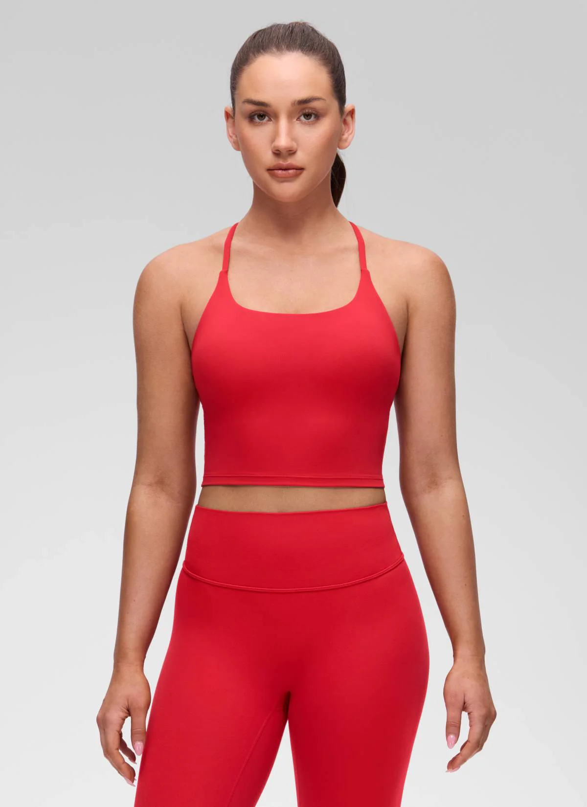 Butterluxe Twist Cross Back Built in Bra Tank - Image 26