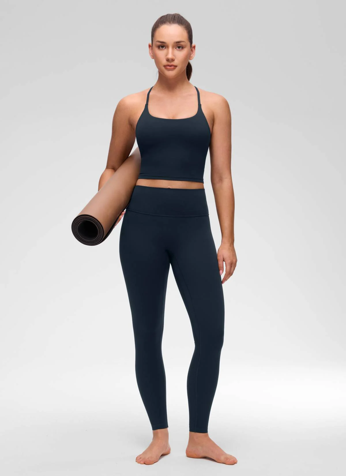 Butterluxe Twist Cross Back Built in Bra Tank - Image 3