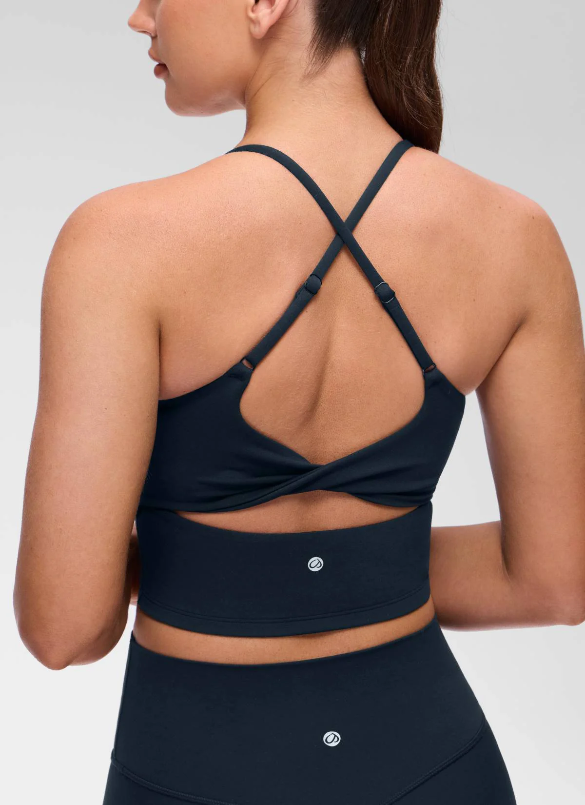 Butterluxe Twist Cross Back Built in Bra Tank - Image 5