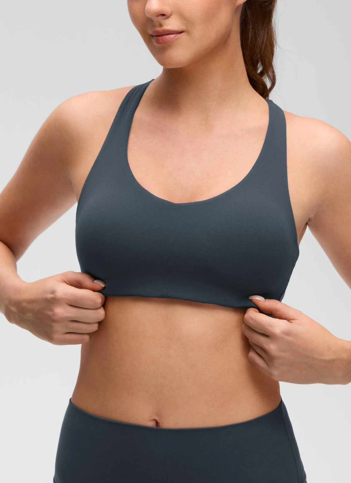 Butterluxe V Neck Strappy Sports Bra - Image 13